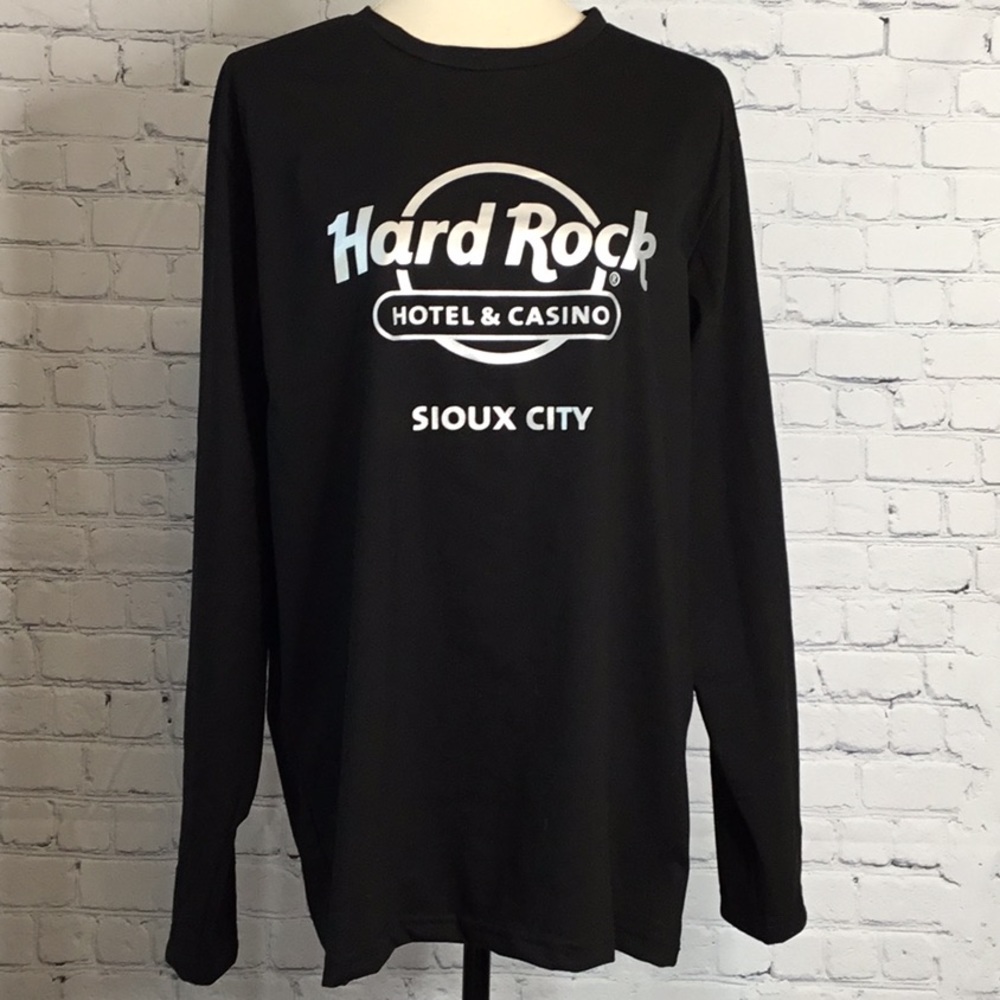Hard Rock Unisex Black Long Sleeve Tee
